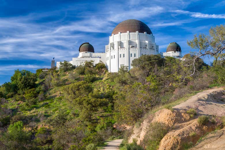 Llegando al Observatorio Griffith