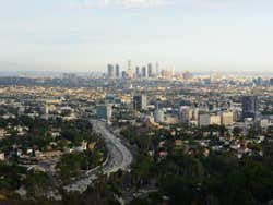 Skyline de Los Ángeles desde Centro Getty