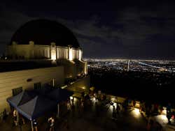 Observatorio Griffith por la noche