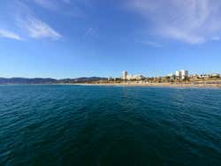Skyline de la playa de Santa Mónica