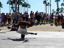 Bailando en Venice Beach