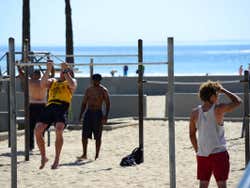 Gimnasio en Venice Beach